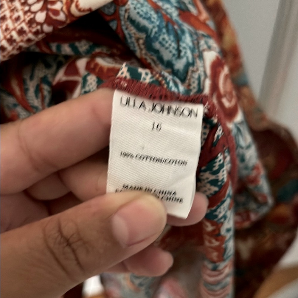 Ulla Johnson Lisbet Brown Midi Sundress with Spaghetti Straps - Picture 10 of 12